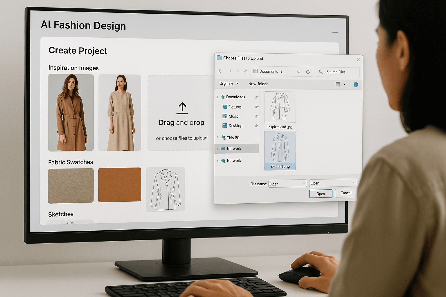 1. 创建项目 & 上传素材